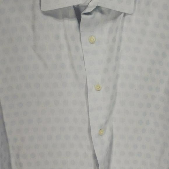 BCBG Attitude Men's‎ Light Blue Business Dress Button Down Shirt Size XL - Picture 3 of 8